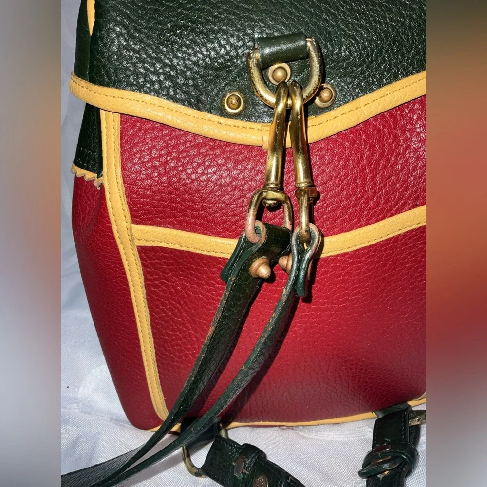 Dooney & Bourke vintage teton backpack all leather. From 1990